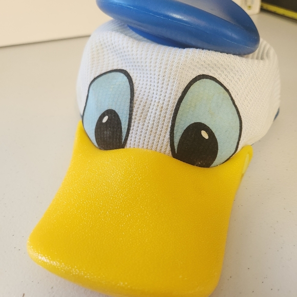 Vintage Donald Duck Walt Disney World Souviner Hat Cap Toy 70s 80s Squeaky Bill - Picture 2 of 7